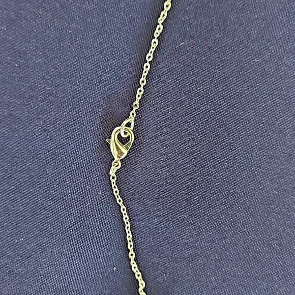 Vintage Silvertone Heart with Wings Necklace - Picture 6 of 7